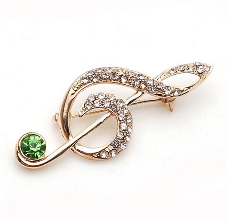Music Symbol Brooch - ForVanity pins & brooches, women's jewellery & watches Brooches