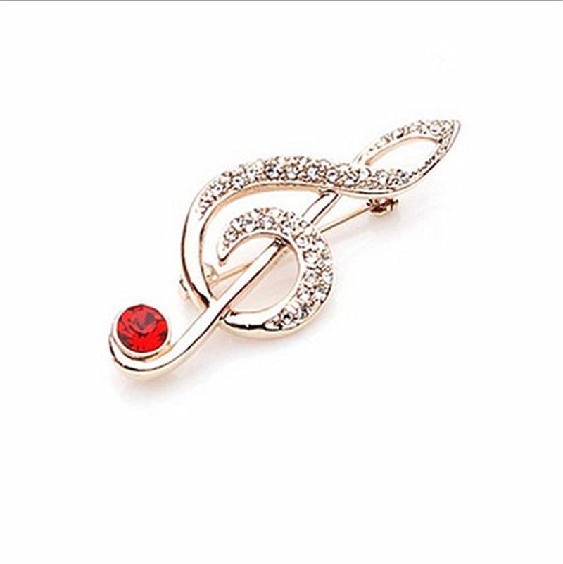 Music Symbol Brooch - ForVanity pins & brooches, women's jewellery & watches Brooches
