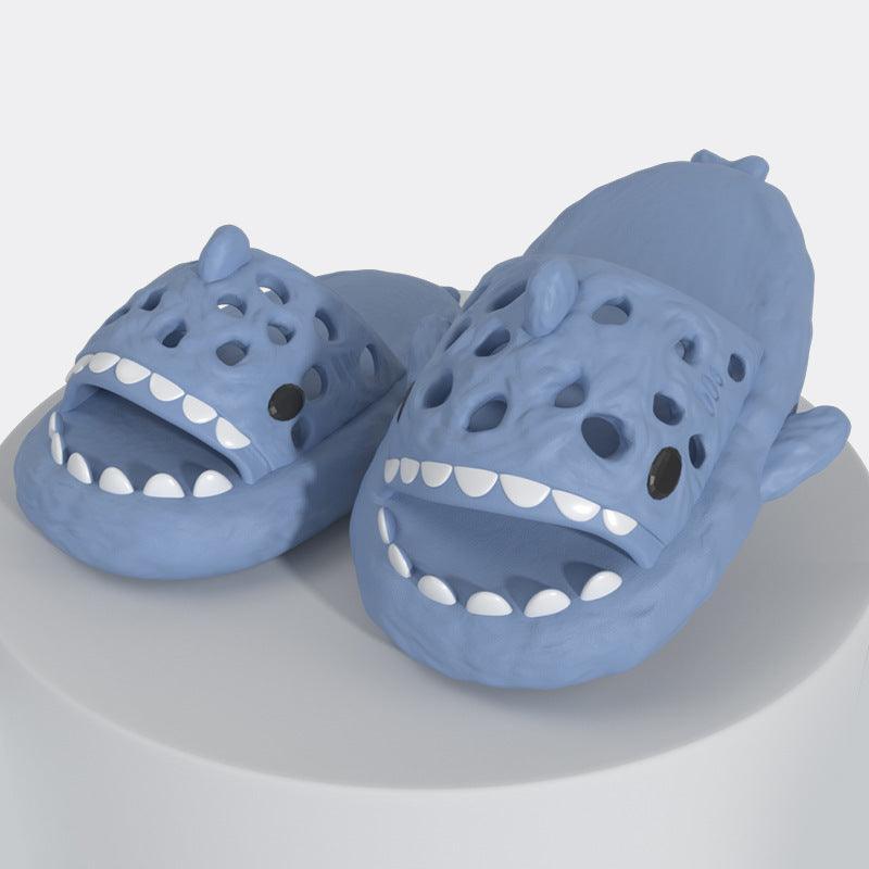 Shark Cute Hollow Out Bathroom Slippers - ForVanity house slippers, men's shoes, women's shoes Slippers