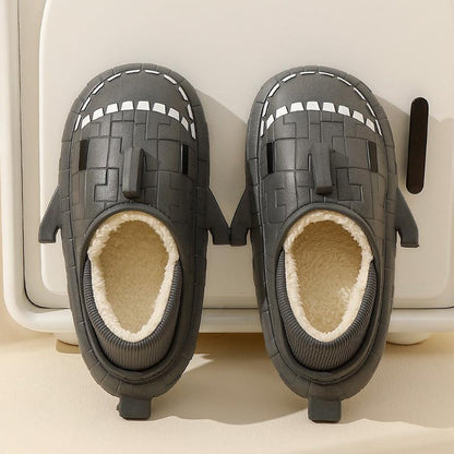 Shark Winter House Slippers - ForVanity house slippers, men's shoes, women's shoes Slippers