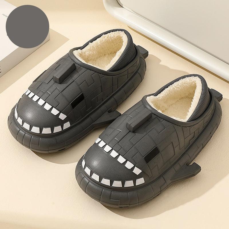 Shark Winter House Slippers - ForVanity house slippers, men's shoes, women's shoes Slippers