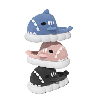 Shark Warm Winter House Slippers - ForVanity house slippers, men's shoes, women's shoes Slippers