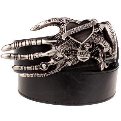 Skull big head claw belt fashion - ForVanity belts