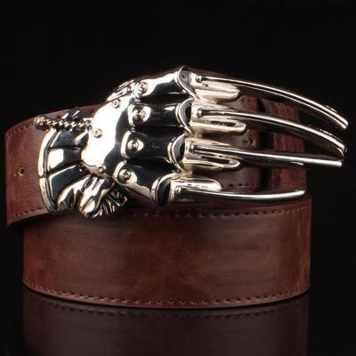 Skull big head claw belt fashion - ForVanity belts