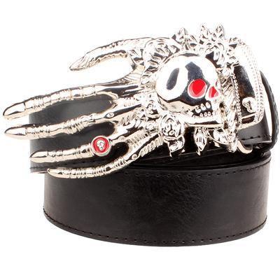 Skull big head claw belt fashion - ForVanity belts