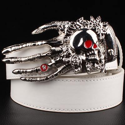 Skull big head claw belt fashion - ForVanity belts