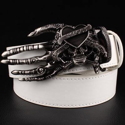 Skull big head claw belt fashion - ForVanity belts