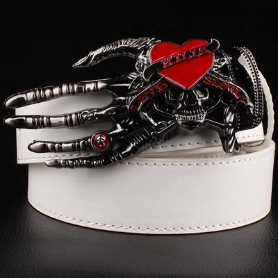 Skull big head claw belt fashion - ForVanity belts