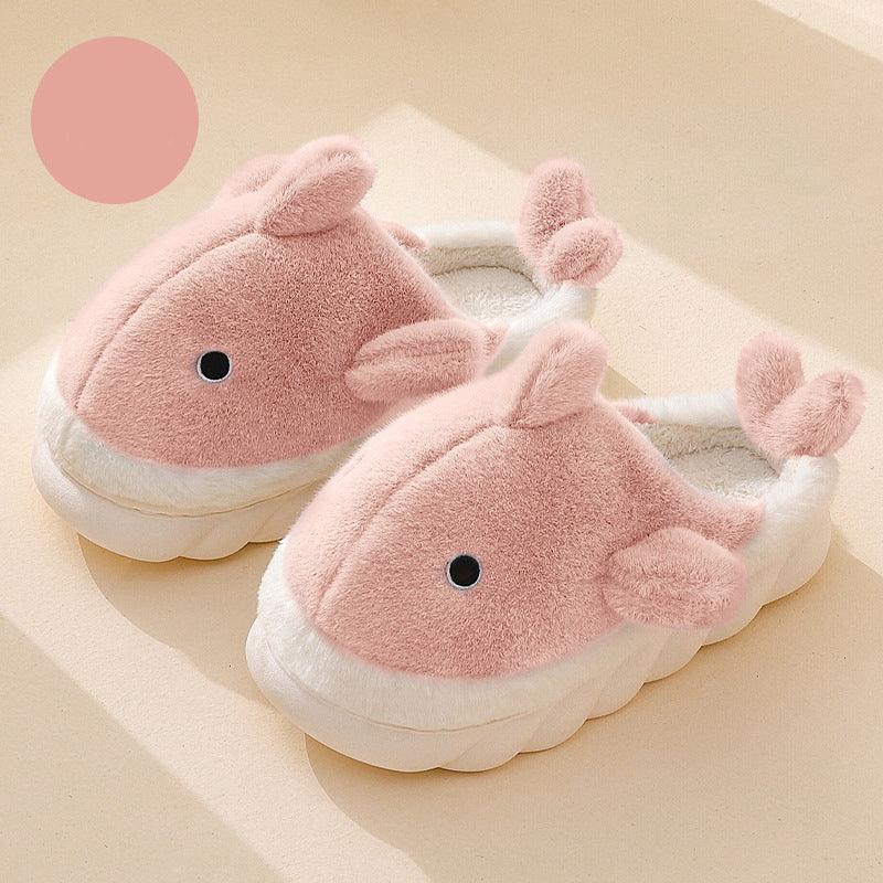 Soft Sole Furry Home Shark Slippers - ForVanity house slippers, men's shoes, women's shoes Slippers
