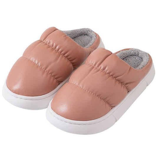 Soft Waterproof Non-slip Winter Home Slippers - ForVanity house slippers, men's shoes, women's shoes Slippers
