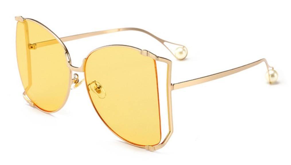 Square Sunglasses Women Metal Frame Fashion - ForVanity Sunglasses