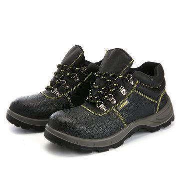TENGOO Men's Hiking Shoes Steel Toe Safety Shoes Anti-Smashing Work Shoes Outdoor Sneakers - ForVanity Shoes