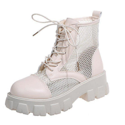 Thin Net Boots - ForVanity boots, women's shoes Shoes