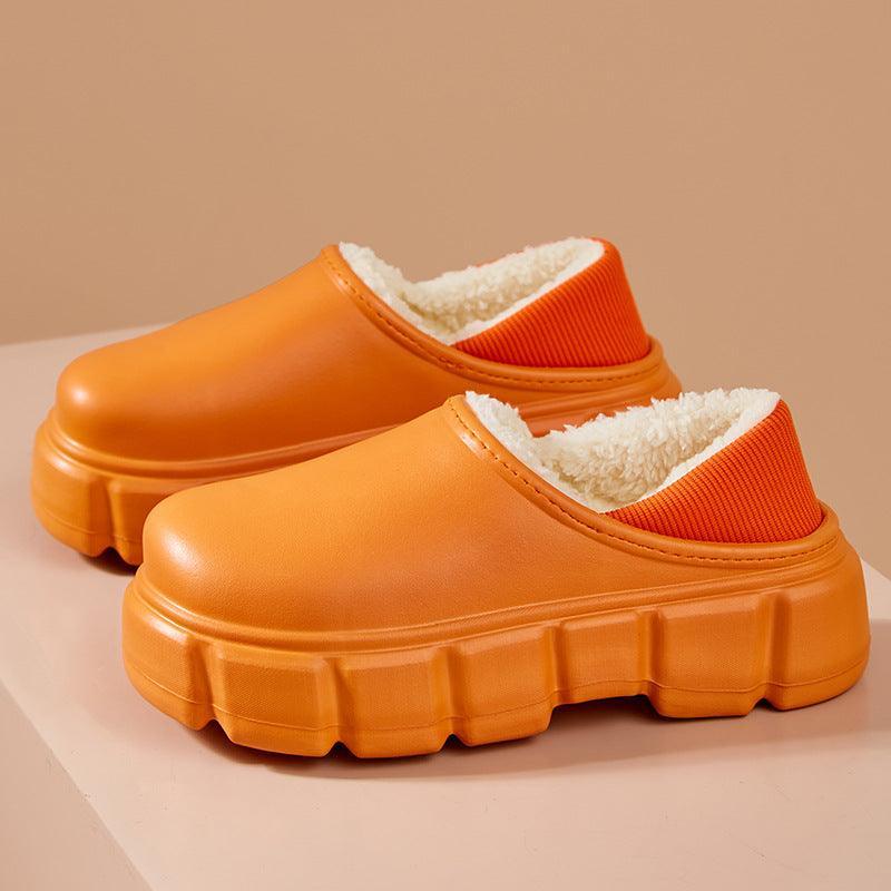 Waterproof Home Platform Slippers - ForVanity house slippers, men's shoes, women's shoes Slippers