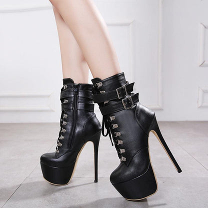 Waterproof Platform Boots - ForVanity boots, women's shoes Shoes
