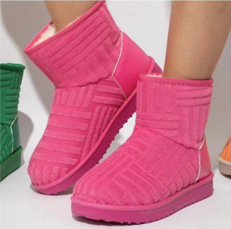 Winter Ankle Warm Plush Snow Boots - ForVanity boots, women's shoes Boots
