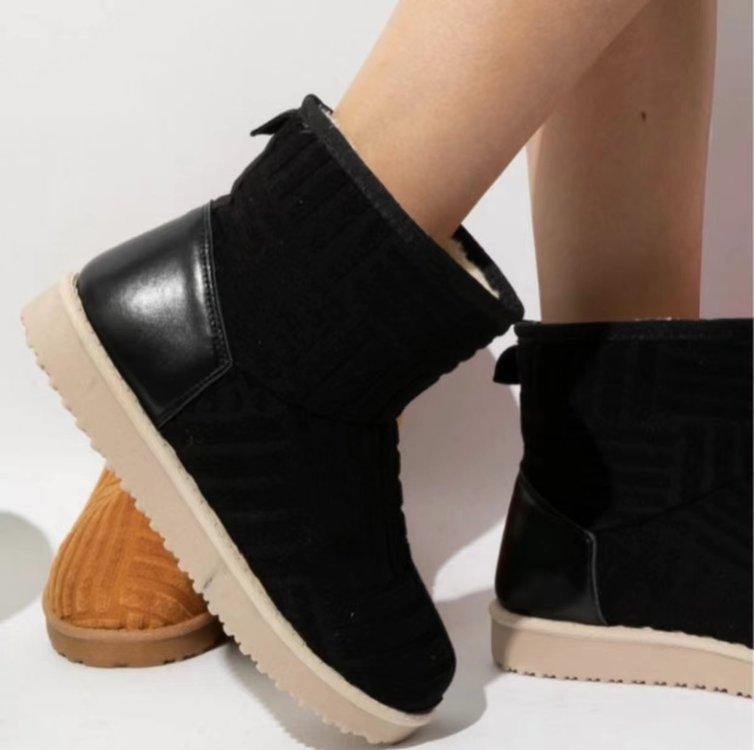 Winter Ankle Warm Plush Snow Boots - ForVanity boots, women's shoes Boots