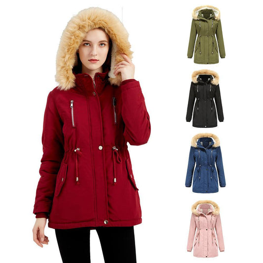 WInter Coat Detachable Hooded Feece Jacket Women - ForVanity 4
