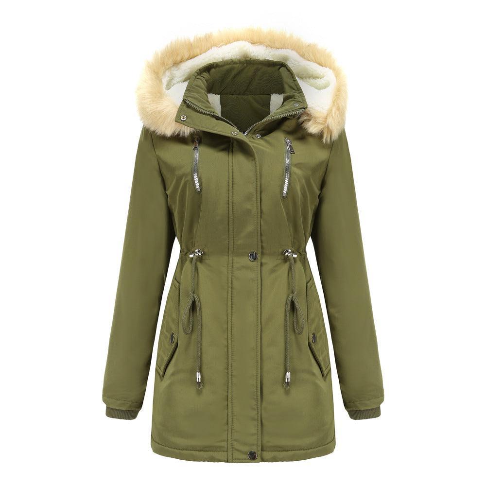 WInter Coat Detachable Hooded Feece Jacket Women - ForVanity 4