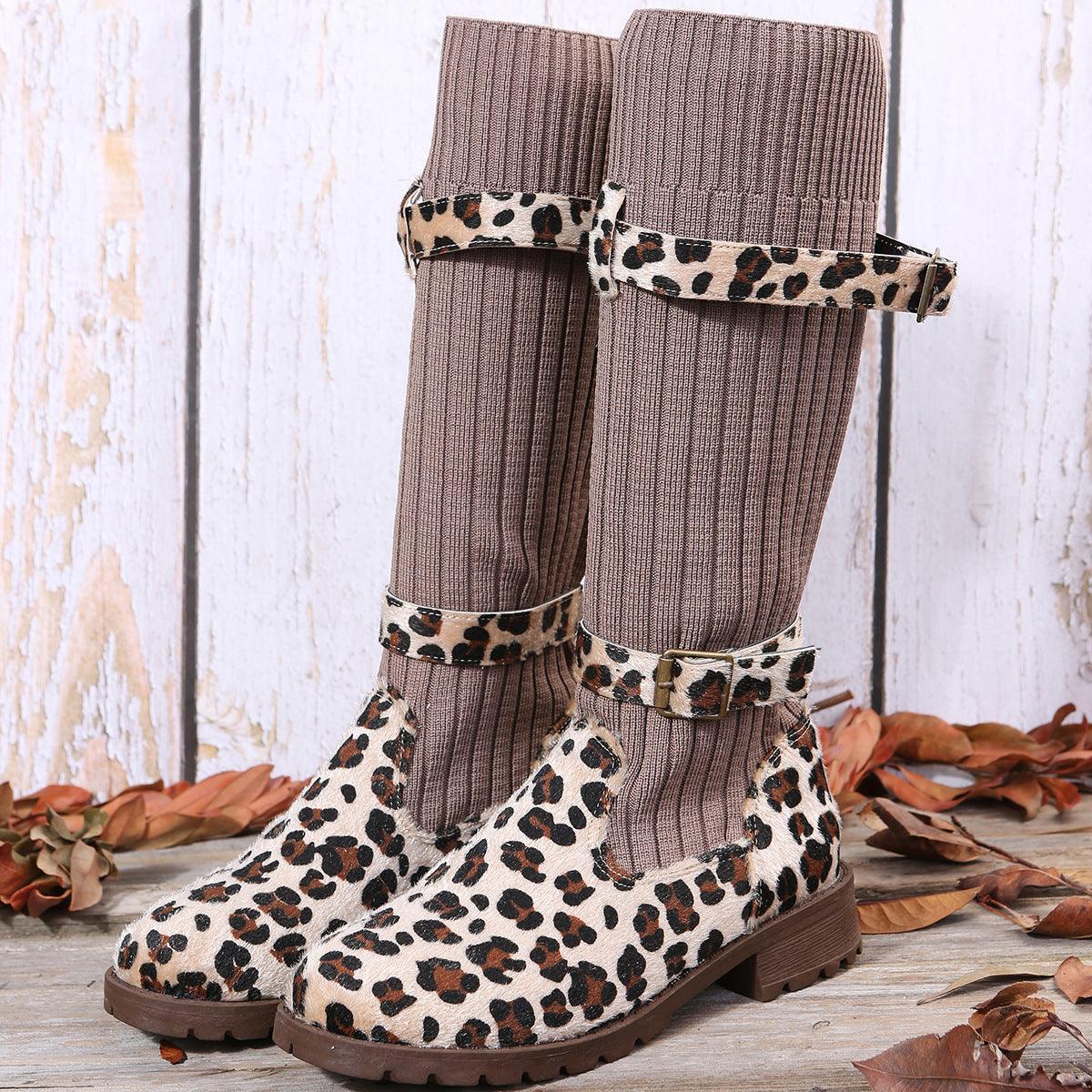 Winter Mid Calf Women Sock Boots - ForVanity boots, women's shoes Boots