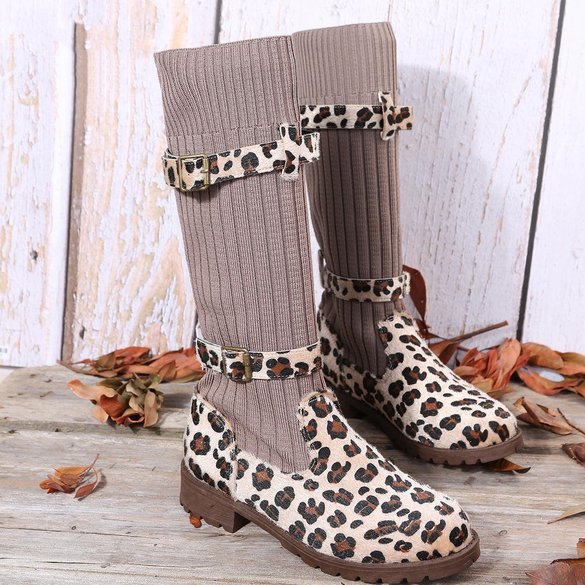 Winter Mid Calf Women Sock Boots - ForVanity boots, women's shoes Boots