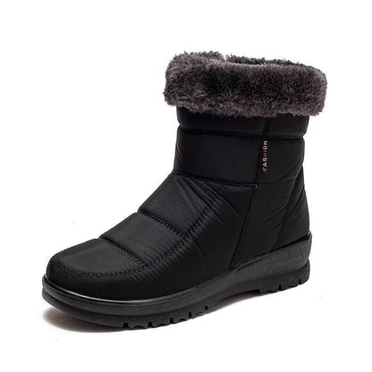 Winter Snow Warm Low Heel Boots - ForVanity boots, women's shoes Boots