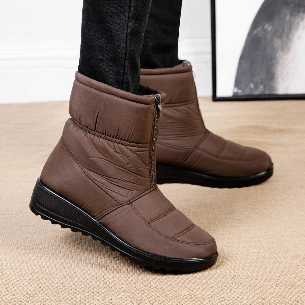 Winter Snow Warm Plush Platform Boots - ForVanity boots, women's shoes Boots