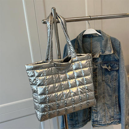 Women Fashion Plaid Winter Shoulder Bag - ForVanity shoulder bags, tote bags, women's bags Shopping Totes