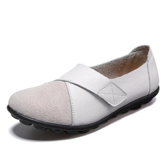 Women Patchwork Soft Sole Flat Loafers - ForVanity loafers, women's shoes Loafers