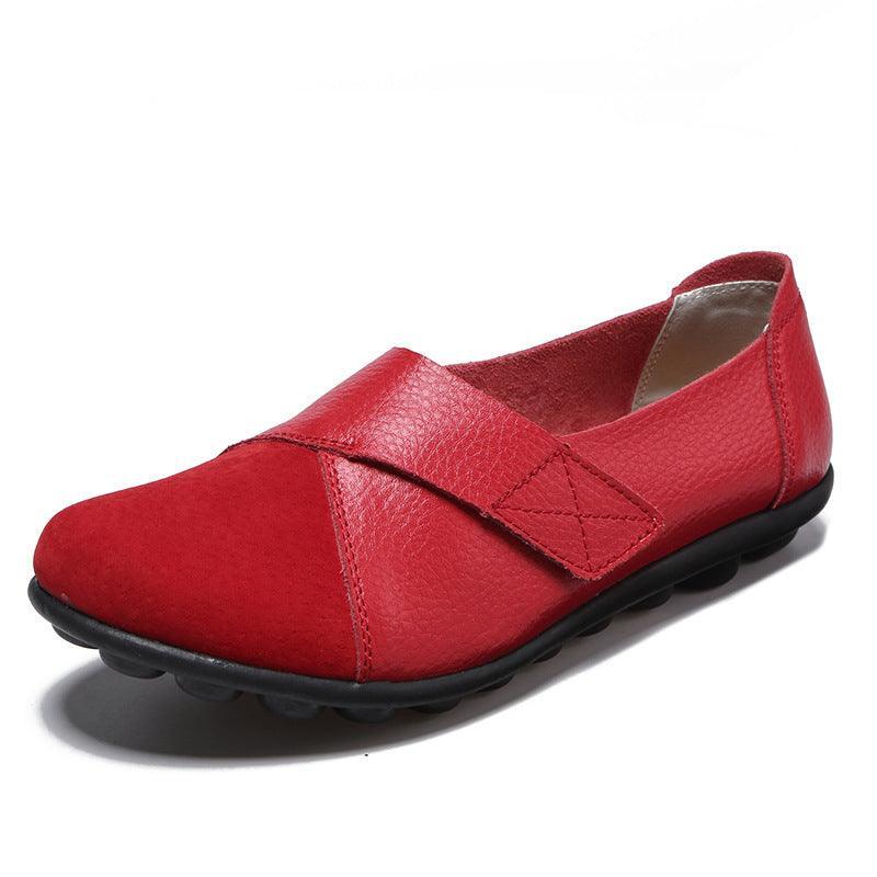 Women Patchwork Soft Sole Flat Loafers - ForVanity loafers, women's shoes Loafers
