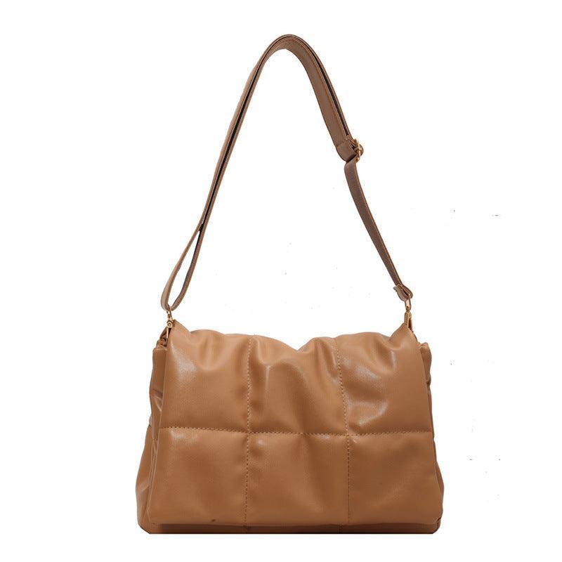 Women Plaid Winter Simple Messenger Shoulder Bag - ForVanity handbag, shoulder bags, women's bags Handbags