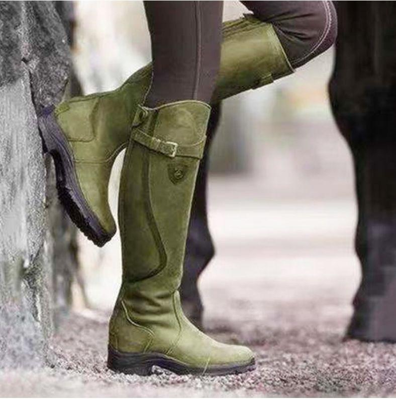 Women Riding Western Winter Knee High Boots - ForVanity boots, women's shoes Boots