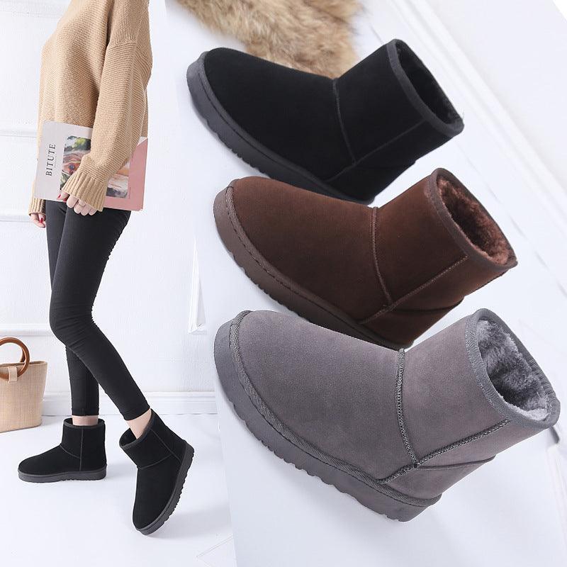 Women Snow Winter Faux Fur Boots - ForVanity boots, women's shoes Boots