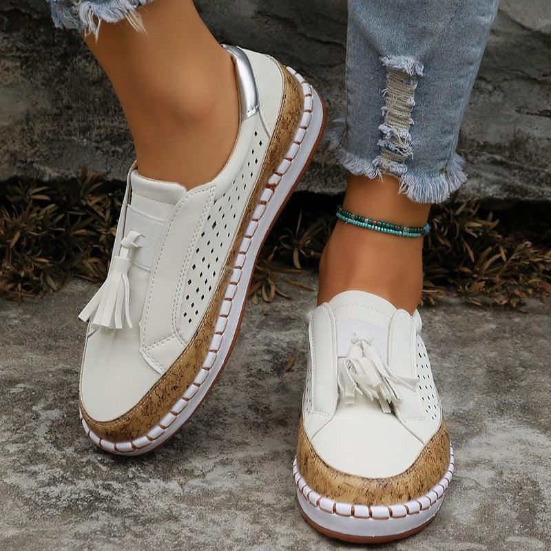 Women Tassel Flats Casual Cozy Loafers - Stylish and Comfortable - ForVanity loafers, women's shoes Loafers