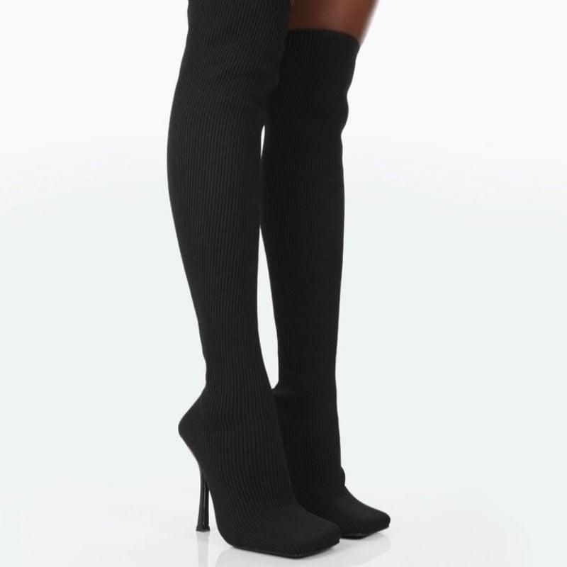 Women Thigh High Over The Knee Long Boots - ForVanity boots, women's shoes Boots