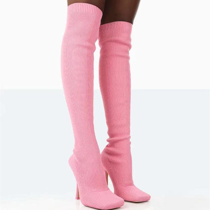 Women Thigh High Over The Knee Long Boots - ForVanity boots, women's shoes Boots