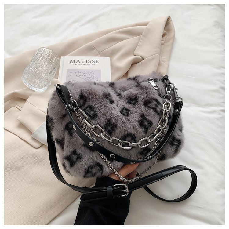 Women Winter Plush Handbags - ForVanity handbag, shoulder bags, women's bags Handbags