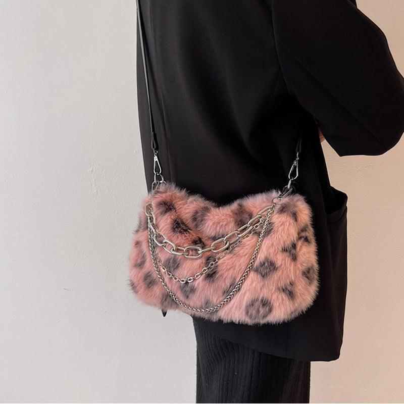 Women Winter Plush Handbags - ForVanity handbag, shoulder bags, women's bags Handbags
