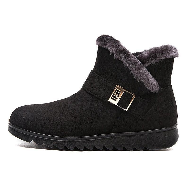 Women Winter Warm Plush Snow Boots - ForVanity boots, women's shoes Boots