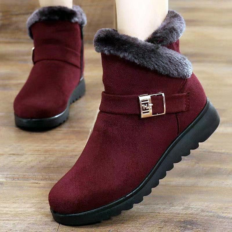 Women Winter Warm Plush Snow Boots - ForVanity boots, women's shoes Boots